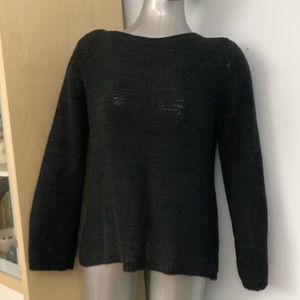 Black light knit sweater.